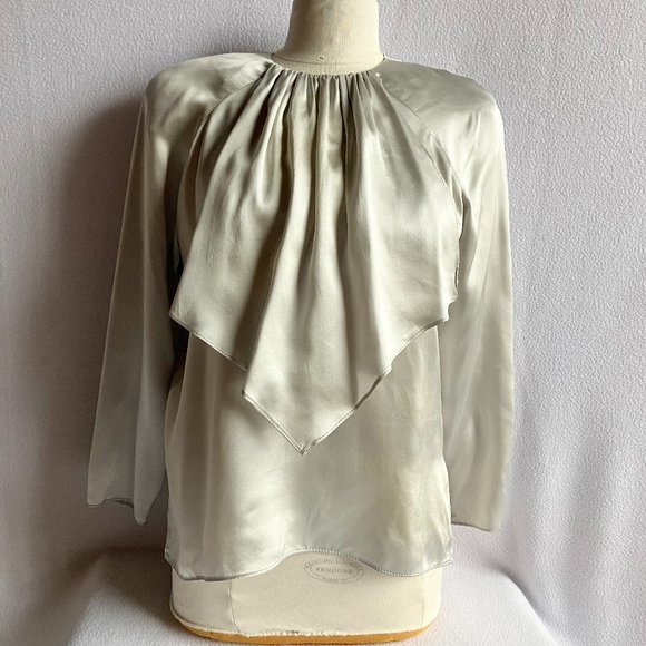 PLUS Blues Print Slinky Blouse main image 0
